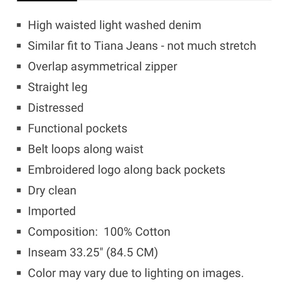 ByEgreis Sawyer Asymmetrical Zipper Jeans, size medium - Picture 3 of 5